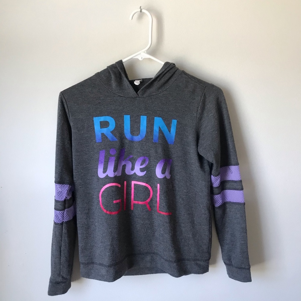 Long sleeve T-shirt with hood